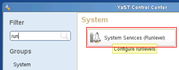 Start System Services (Runlevel)